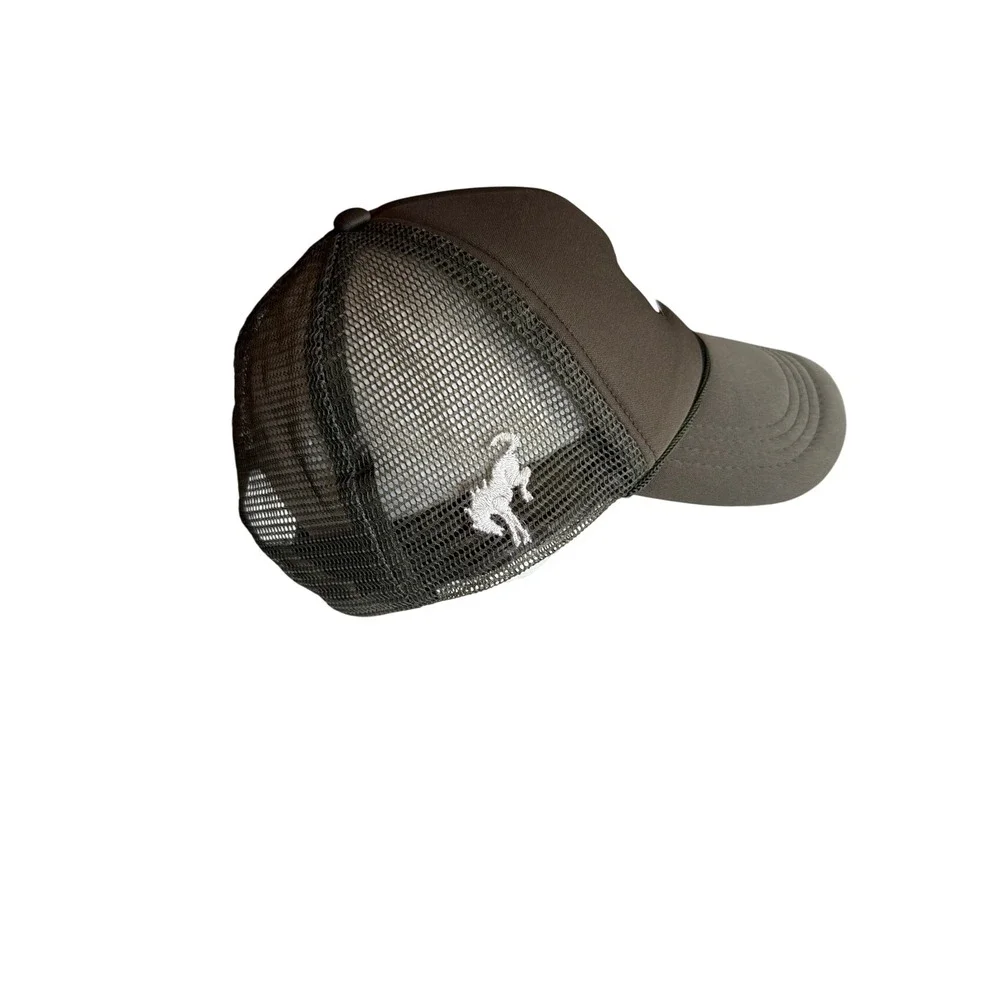Ford Bronco Trucker Hat Olive Green Built Wild Snapback Rope Foam Mesh Cap